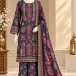 Mohagni Digital Embroidered 3-Piece Lawn Suit