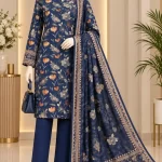 Nuqat Premium Digital Airjet 3-Piece Printed Suit