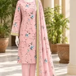 NUQAT 3-Piece Printed Lawn Suit